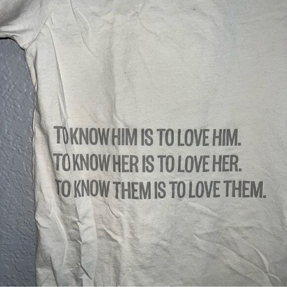 Swagup Womens Real Thread Crew Neck Short Sleeve Regular Fit T-Shirt Cream 2XL - Picture 3 of 9